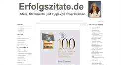 Desktop Screenshot of erfolgszitate.de