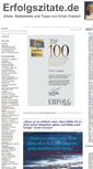 Mobile Screenshot of erfolgszitate.de